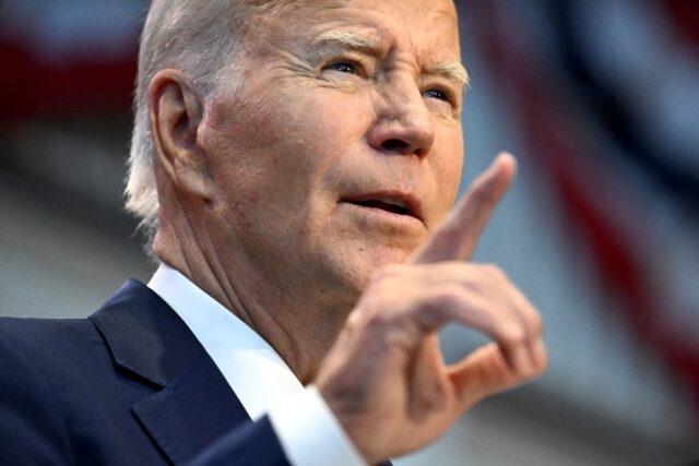 US President Joe Biden gave a speech on his "Bidenomics" economic agenda in Largo, Marylan