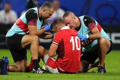 Wales fly-half Dan Biggar was forced off injured early on in the record 40-6 victory over Australia but coach Warren Gatland says it is not a serious problem