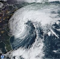 Tropical Storm Ophelia Moves Inland Over North Carolina as Coastal Areas Lashed with Wind and Rain