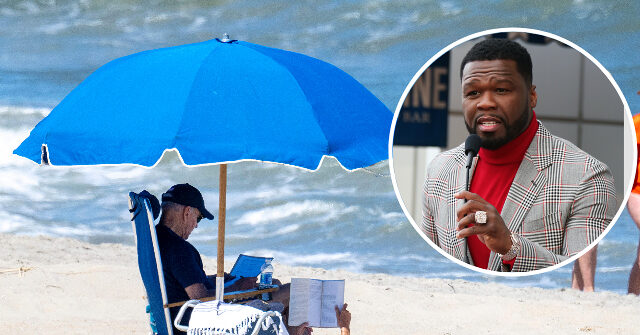 50 Cent Tells Joe Biden to 'Get the F**k Up' from Beach Vacation Amid Israel Turmoil