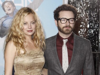 Danny Masterson, right, and Bijou Phillips arrive at the premiere of "Yes Man" in Los Ange