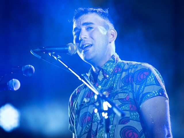 Sufjan Stevens performs Planetarium at Hollywood Forever Cemetery on Thursday, July 20, 20