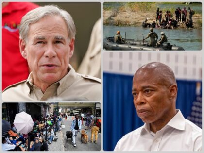 NYC Mayor Eric Adams claims Abbott primed the pump for the city's current migrant crisis. (AP File Photos)