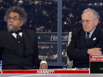 Cornel West and Alan Dershowitz