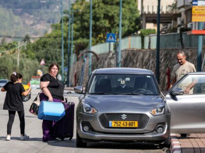 Evacuate Kiryat Shmona (Jalaa Marey / AFP via Getty)