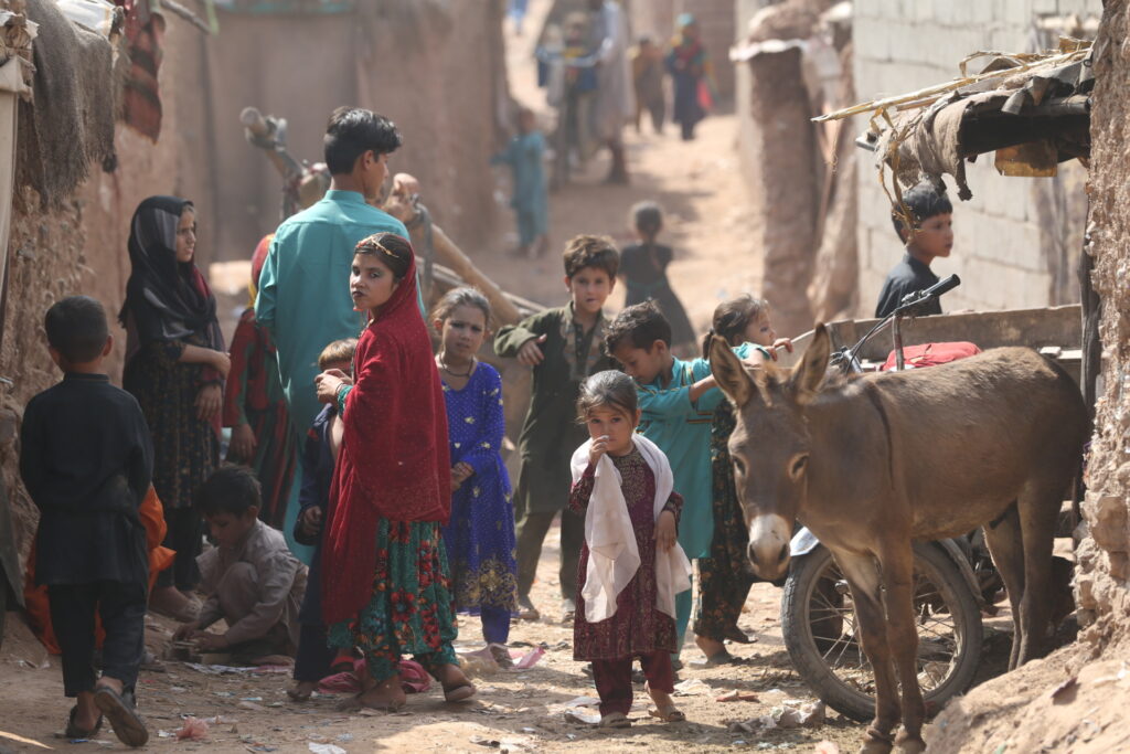 Afghan refugees living in Pakistan