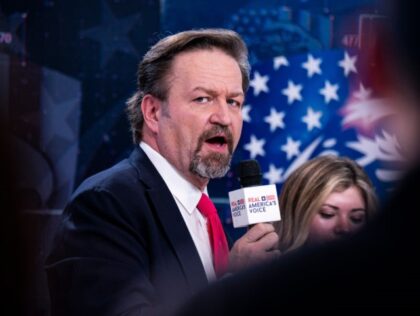 Sebastian Gorka, former Deputy Assistant to the President of the United States, during a b