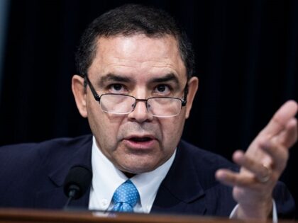 UNITED STATES - MARCH 23: Rep. Henry Cuellar, D-Texas, questions Defense Secretary Lloyd Austin during the House Appropriations Subcommittee on Defense hearing titled Fiscal Year 2024 Request for the Department of Defense, in Rayburn Building on Thursday, March 23, 2023. (Tom Williams/CQ-Roll Call, Inc via Getty Images)