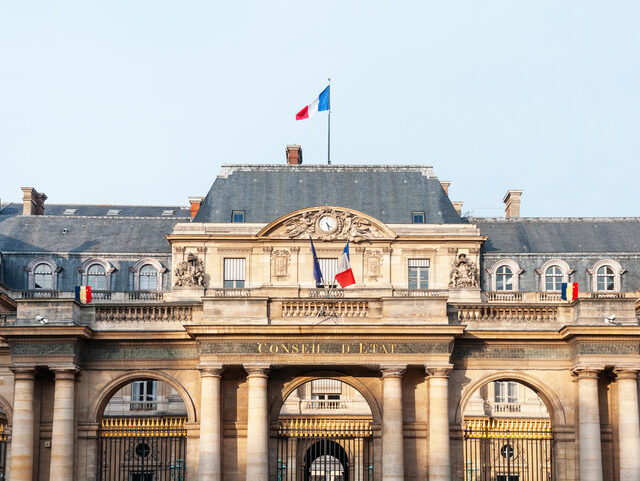 French Council of State (Conseil d'etat) located in the Palais Royal - Paris, France.
