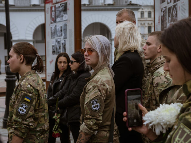 KYIV, UKRAINE - OCTOBER 04: Several soldiers of Azov Brigade, Third Brigade and 67th Briga