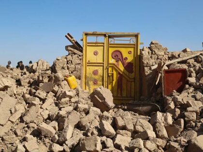 Powerful earthquakes destroy buildings at Kashkak Village of Zendeh Jan district in Herat,