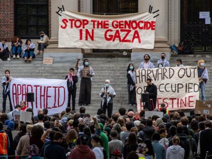 Antisemtism ADL - Supporters of Palestine gather at Harvard University to show their suppo