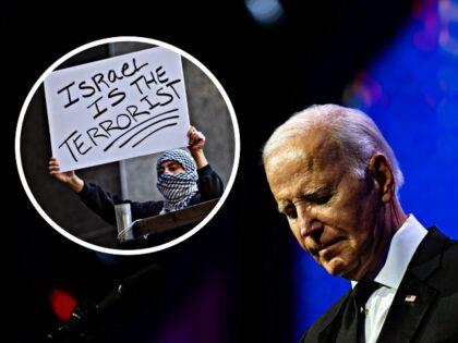 WASHINGTON, DC - OCTOBER 14: President Joe Biden delivers remark on stage during the 2023