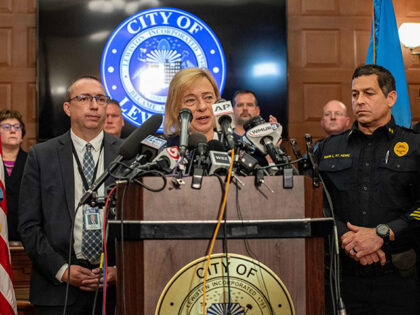 Maine Governor Janet Mills speaks at a press conference at city hall in Lewiston, Maine, on October 26, 2023. Police in the US state of Maine waged a major manhunt Thursday for a gunman who killed 18 people at a bowling alley and a bar in the deadliest mass shooting …