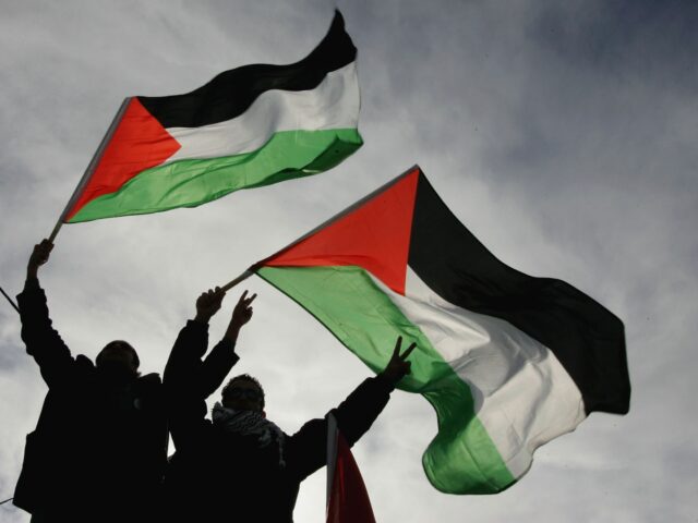 RAMALLAH, WEST BANK - JANUARY 9: Supporters of Interim Palestinian leader Mahmoud Abbas ch
