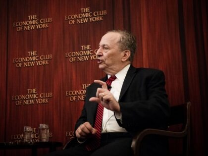 Harvard Antisemitism Hamas - Larry Summers, former U.S. Treasury secretary, speaks during