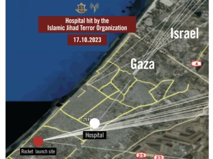 Gaza hospital explosion (IDF)