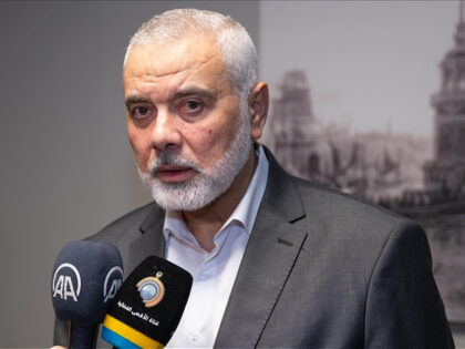ISTANBUL, TURKIYE - SEPTEMBER 22: Chairman of the Hamas Political Bureau, Ismail Haniyeh s