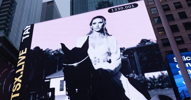 Lara Trump Single Censored on Times Square Billboard, Music Charts