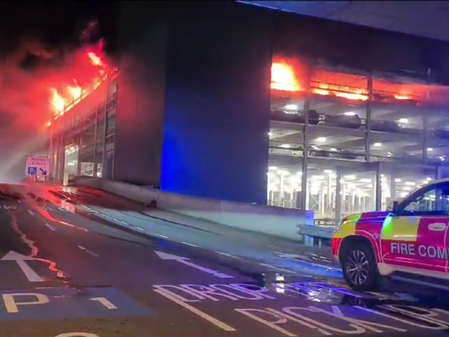 Flights Diverted as Airport Parking Engulfed in Flames - Vimarsana News