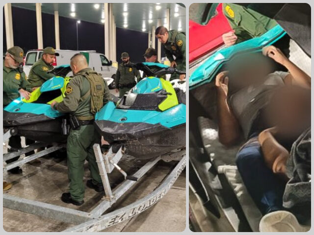 Migrants trapped in jet skis (U.S. Border Patrol/Rio Grande Valley Sector)
