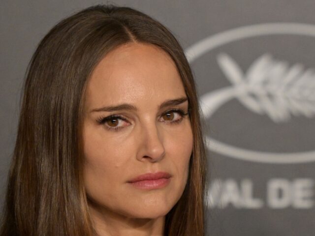 US-Israeli actress Natalie Portman attends a press conference for the film "May December"
