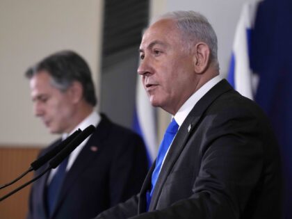 Netanyahu Blinken (Jaquelyn Martin / Associated Press)