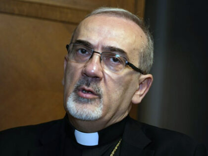 Cardinal-elect, Patriarch of Jerusalem, Israel, Pierbattista Pizzaballa poses for photos d