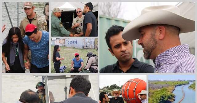 GOP Presidential Candidate Ramaswamy Witnesses Migrant Rescue During Texas Border Tour
