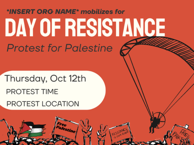 Students for Justice in Palestine Day of Resistance (SJP)