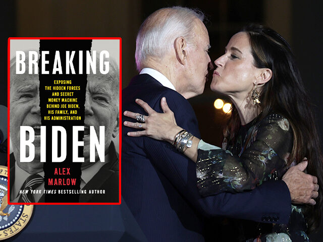 President Joe Biden kisses his daughter Ashley Biden during a Juneteenth concert on the So