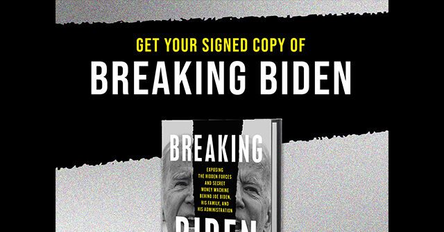 ‘Breaking Biden’ Online Book Signing and Q&A with Alex Marlow and Emma-Jo Morris