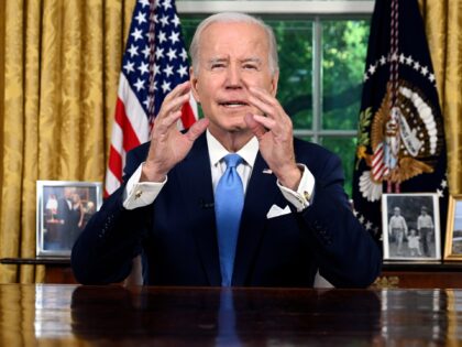 President Joe Biden addresses the nation on the budget deal that lifts the federal debt li