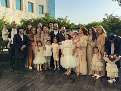 Rabbi Shmuley at son's wedding (Courtesy Shmuley Boteach)