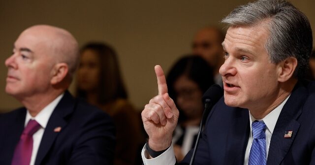 Watch Live: DHS Chief Mayorkas, FBI Director Wray Testify on Homeland Security Threats