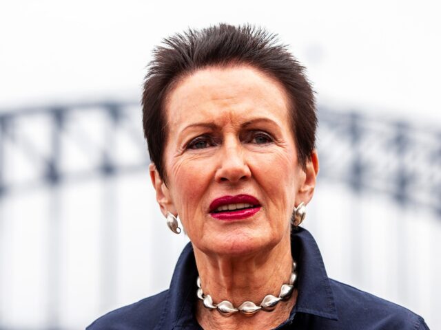 SYDNEY, AUSTRALIA - JANUARY 01: Lord Mayor of Sydney, Clover Moore looks on during a press