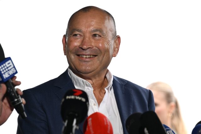Australia's head coach Eddie Jones has denied a rumoured shift to Japan, pledging to stick