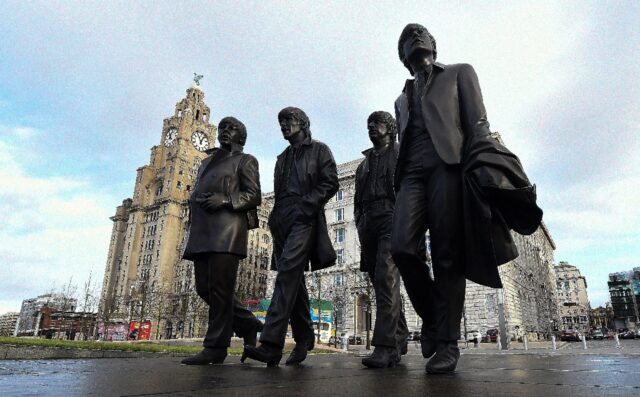 The Beatles -- Lennon, McCartney, Starr and Harrison -- split in 1970, each going on to so