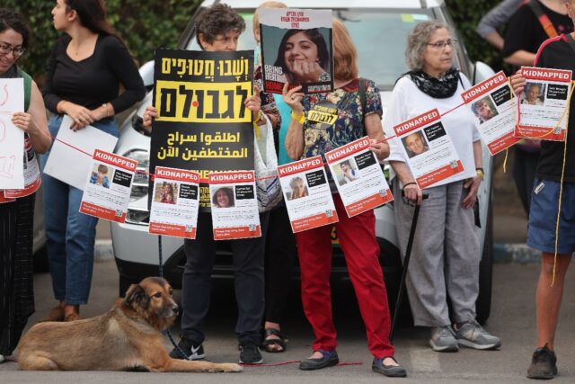 Israeli Hostage Families Fight To Keep Spotlight On Captives - Breitbart