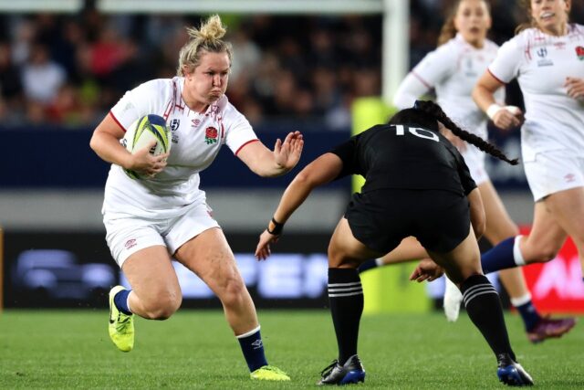 England captain Marlie Packer (L) says the Red Roses will be ready when they take on hosts