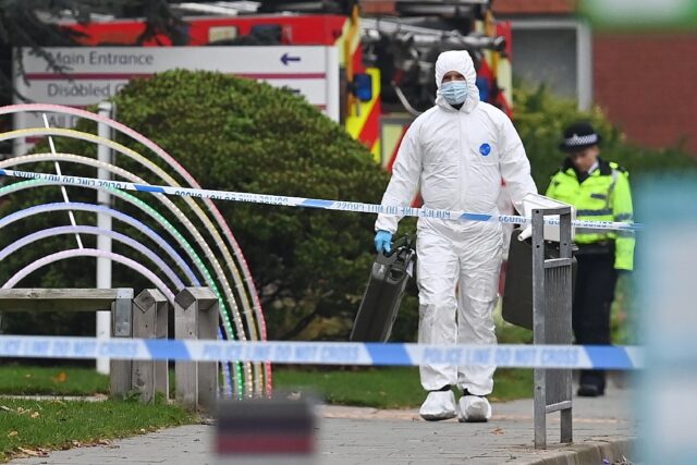 The explosion outside a Liverpool hospital in 2021 was declared a terrorist incident by po