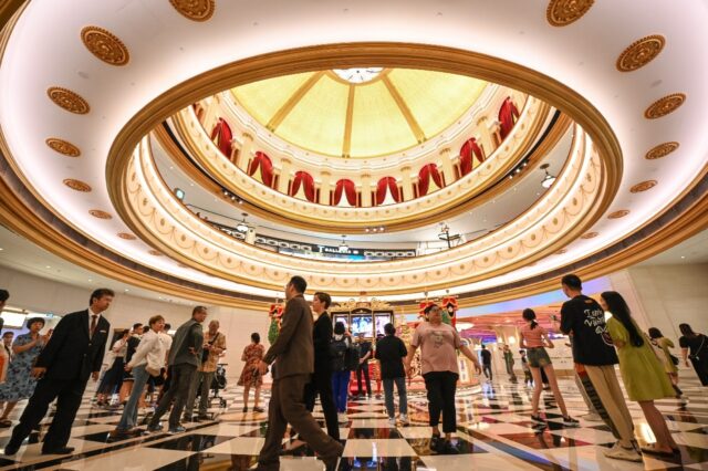 Macau's baccarat and poker tables were teeming once again as millions of Chinese tourists