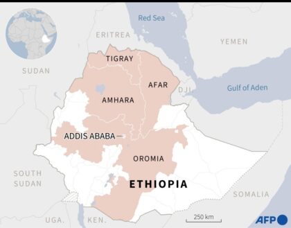 Map of Ethiopia