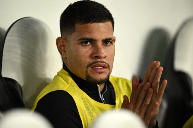 Newcastle midfielder Bruno Guimaraes