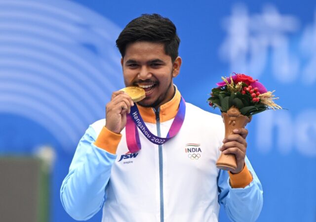 Ojas Deotale celebrates another gold for India