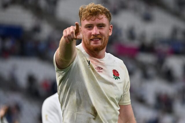 Ollie Chessum made his 16th Test appearance in the quarter-final win over Fiji