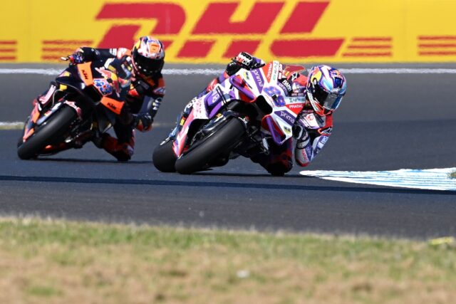Pramac Racing's Spanish rider Jorge Martin during the opening practoce for the Australian