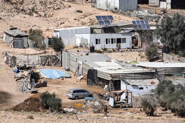Residents of the Bedouin township of Abu Talul in Israel's southern Negev desert say they