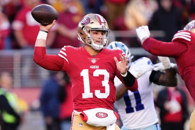 San Francisco quarterback Brock Purdy has been almost flawless in the 49ers unbeaten start