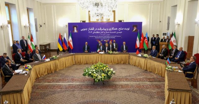 Iran and Russia denounce West over Caucasus tensions